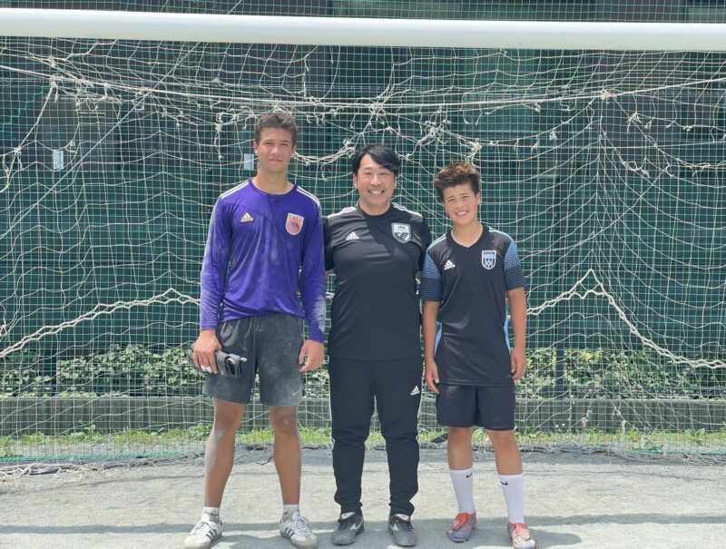 一時滞在中のお子様に　短期サッカーレッスンの画像